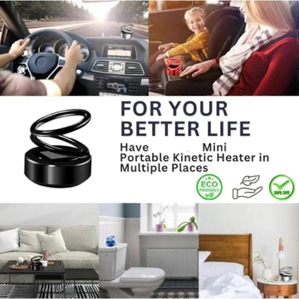 Aexzr Bärbar Kinetisk Mini Värmefläkt, Aexzr Mini Bärbar Kinetisk Värmefläkt-y (Harts Stil)