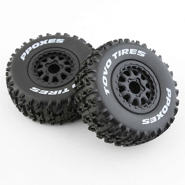 4 stk 112mm 1/10 Short Course Truck Dekk Hjul med 12mm Hex kompatibel med Slash Arrma SENTON