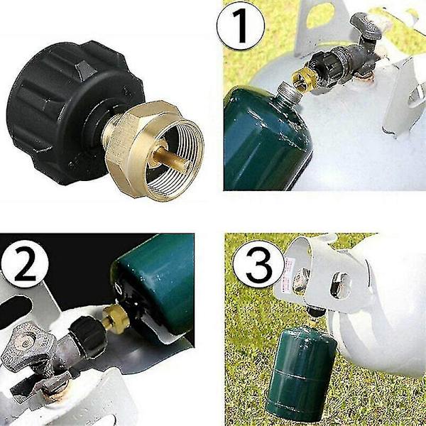 Propantank Fyldningstilbehør til Messing Gastank Qcc1 Adapter