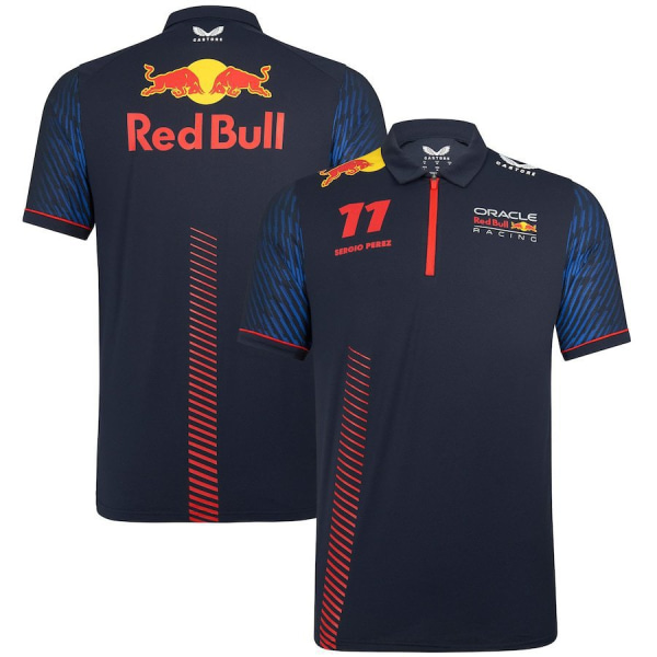 Team Red Bull kortærmet poloshirt pink skjorte XS 4 XL