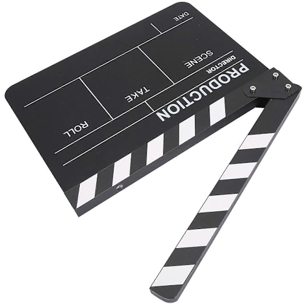 Akryl Klappertavle Film Cut Prop til TV og Film Action med Pen Sort
