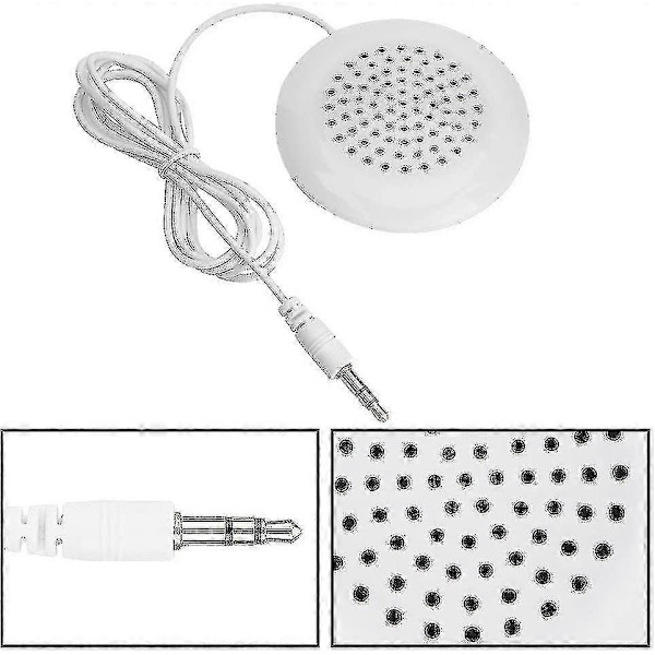 Högtalare under kudden, sömn- eller hypnoshögtalare med 3,5 mm jack