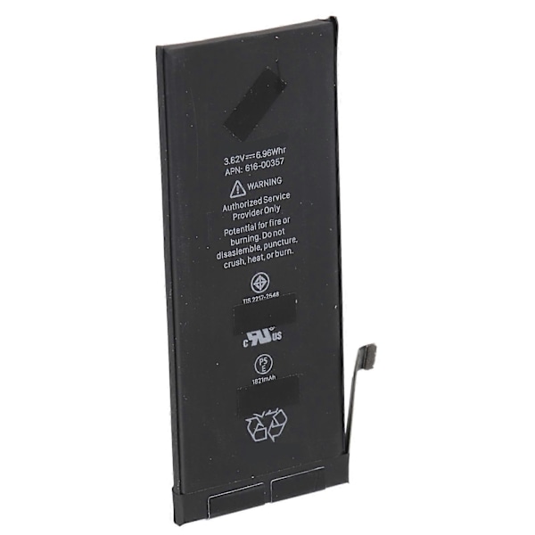 Smartphonebatteri 6.96Wh 1821mAh 0 Cykler Förebyggande Överhettning för iPhone 8 A1863 A1905 A1906
