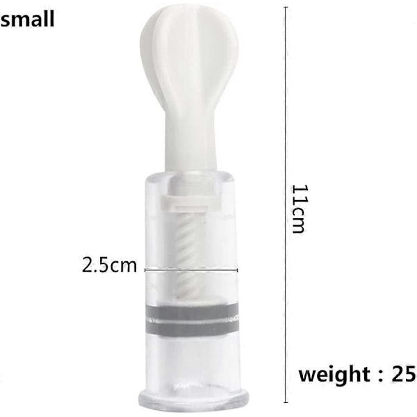 2 st/set Koppingsterapi Set, Vakuum Koppingsterapi Roterande Manuell Kopping Magnet Massageverktyg för Avkoppling Smärtlindring (S)