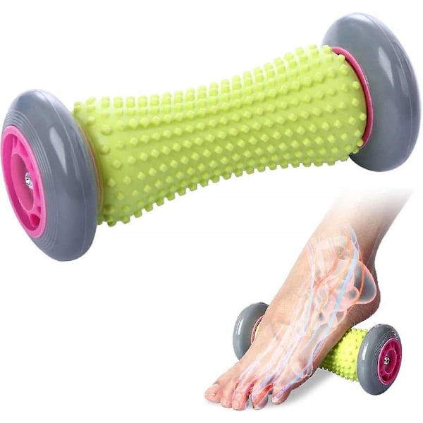 Fodmassage Roller Muskel Roller Stick Håndled Og Underarme Trænings Roller Massager Til Plantar Fasciitis - Sort