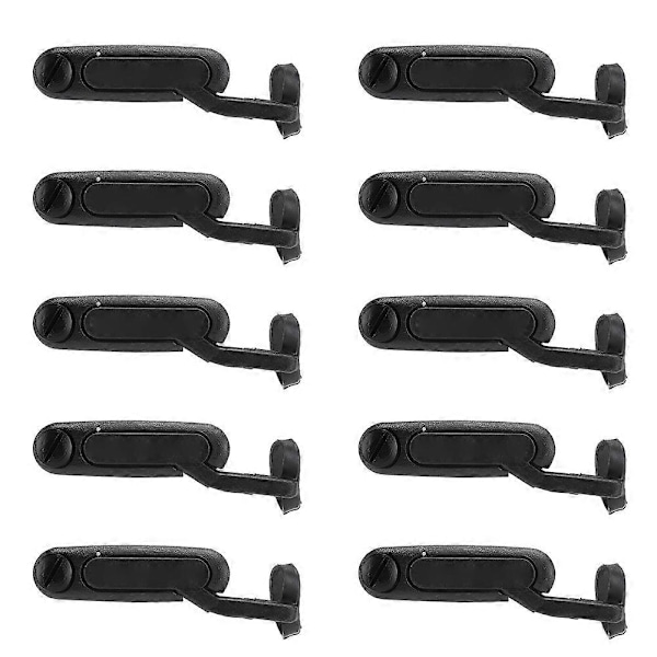 10 st Dammskydd för Hörlurar, Sidolock för Motorola 2-vägsradio HT750 HT1250 HT1550 PTX700 PTX760 PTX780