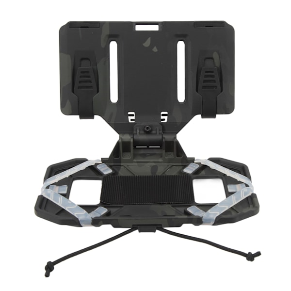 Foldable Training Vest Phone Holder Multifunctional Folding Navigation Pad Vest Phone Board Plate Carrier Black CP