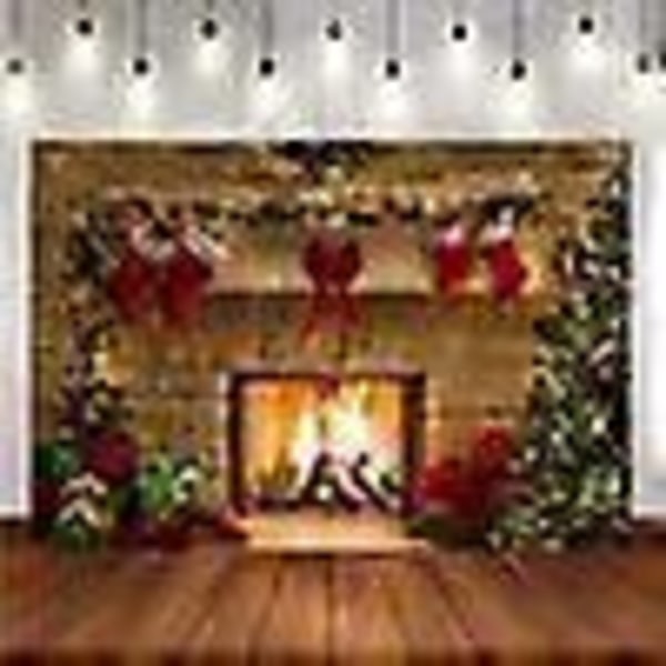 125 x 80cm Julefotostudie Baggrund Baggrundstof Xmas Fotobaggrund