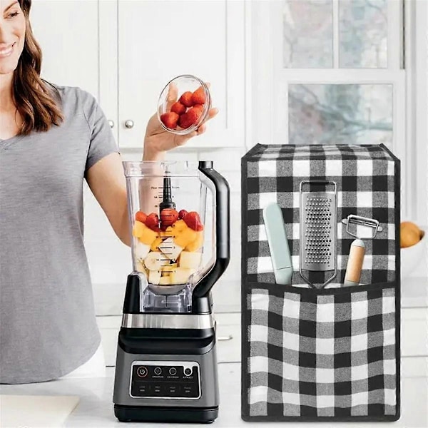 Blender Skyddande Anti-Fläcköverdrag för Köksblender Skydd med Tillbehörspåse Köksblender