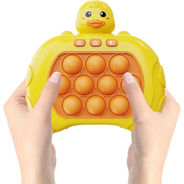 Pop It Game - Pop It Pro Light Up Game Quick Push Fidget Spel Yellow ANKA DUCK