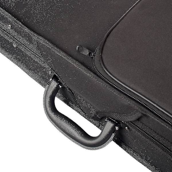 Violin Case 4/4 Størrelse Professionel Trekantet Form Violin Hard Case Gul Indvendig Violin Dele