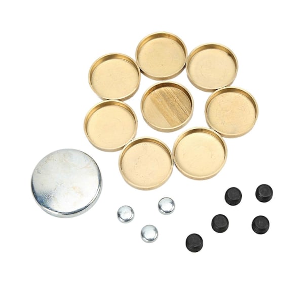 Messing Frostprop Kit til Forseglede Kraft 381?8007 Udskiftning til Chevy Small Block 283ci 305ci 327ci 350ci
