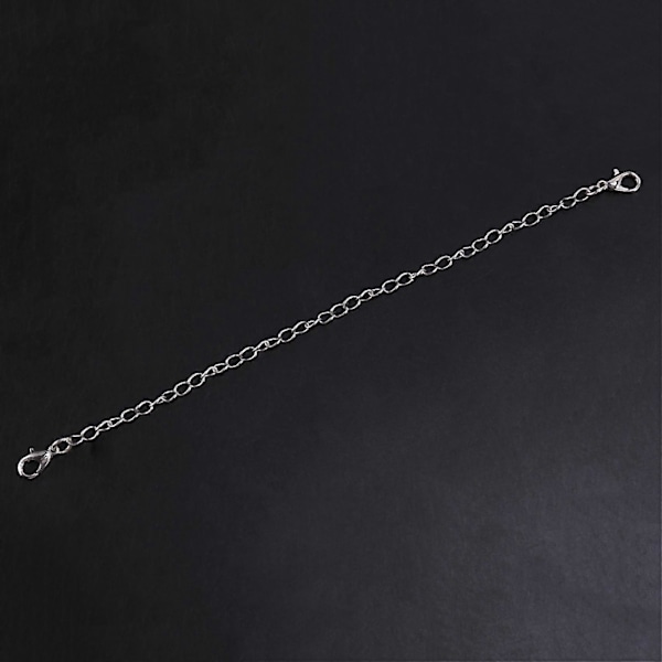 12 st Kedjeutvidgare, 6 Storlekar Rostfritt Stål Armband Förlängning Halsband Förlängare För DIY Smycken