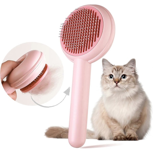 Kissabrush Cat Comb, Koiran Harja Kissan Hoito Harja Lyhyille Pitkille Karvoille Pennuille Kissanoille, Irtoavan Aluskarvan Ja Karvan Poistamiseen