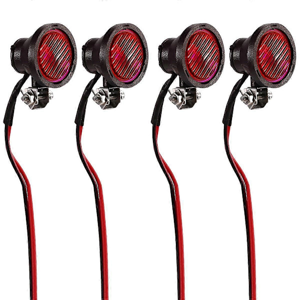 LED Lys Frontlykter Spotlight for -4 TRX6 Axial SCX10 SCX24 1/10 1/24 RC Bil Lastebil Dekorasjonsdeler 4LED C