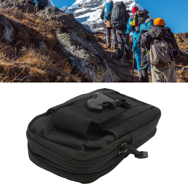 YI Utility Pouches Nylon Multifunksjonell Høy Temperaturbestandig Sports Midjeveske for Turisme Fjellklatring