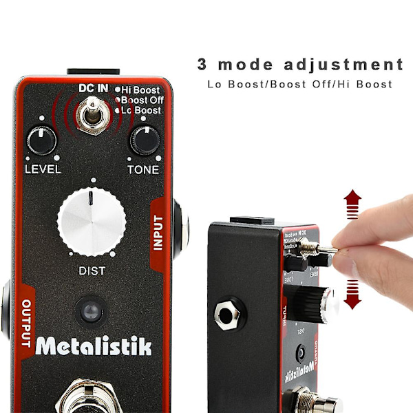 Gitar Effektpedal, Mini Digital Effekt Gitar, Slitesterk For Musikk Gitar Tilbehør Gitar Instrument Tilbehør