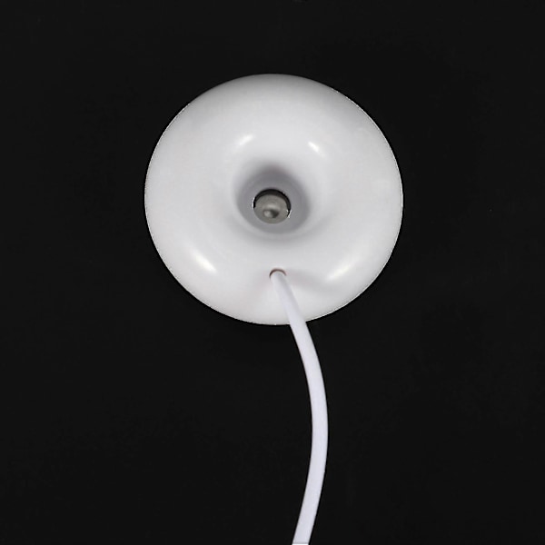 2x Hvid Donut Luftfugter Usb Kontor Desktop Mini Luftfugter Bærbar Kreativ Luftrenser Hvid