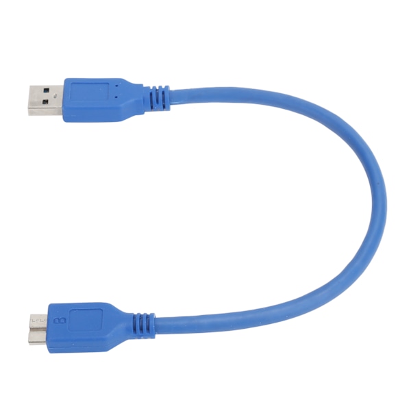 USBA-MicroB-kaapeli USB3.0 ulkoinen kiintolevy 5 Gbps:n siirtoadapterijohto sininen (0,3 metriä)