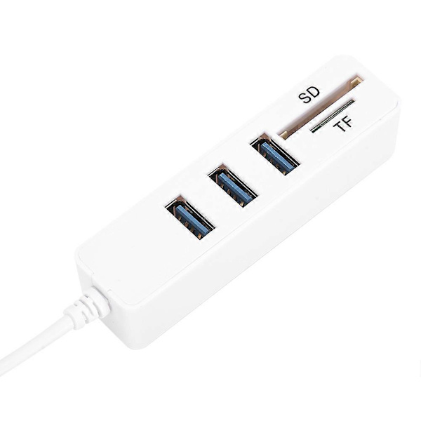 USB-hub USB3.0-port Minneskort/Litet minneskortsläsare Hög Hastighet USB-kombination Dator