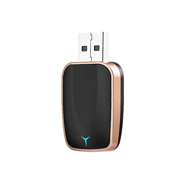 2 i 1 Trådbunden till Trådlös Carplay Android Auto Adapter Bilpryl Smart Box för Roséguld