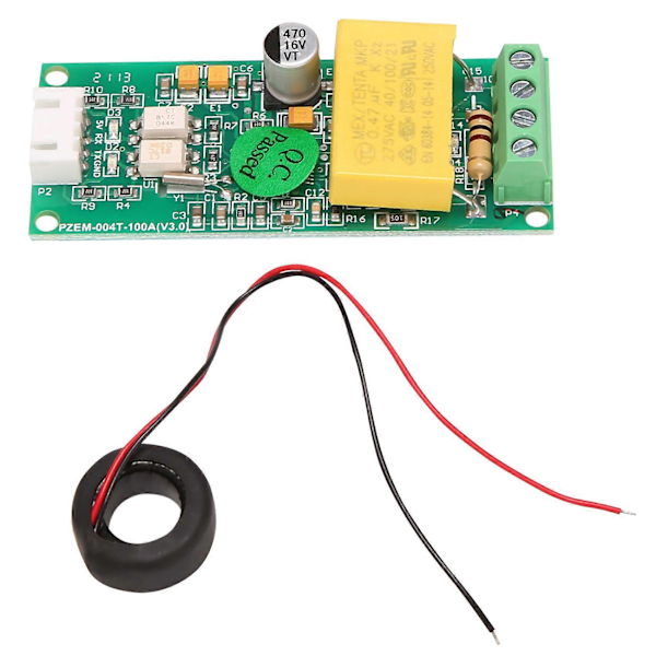 Uppgraderad version PZEM-004T Digital AC-mätare Amperemeter TTL Ström Effektfaktor Frekvenstestare Modul