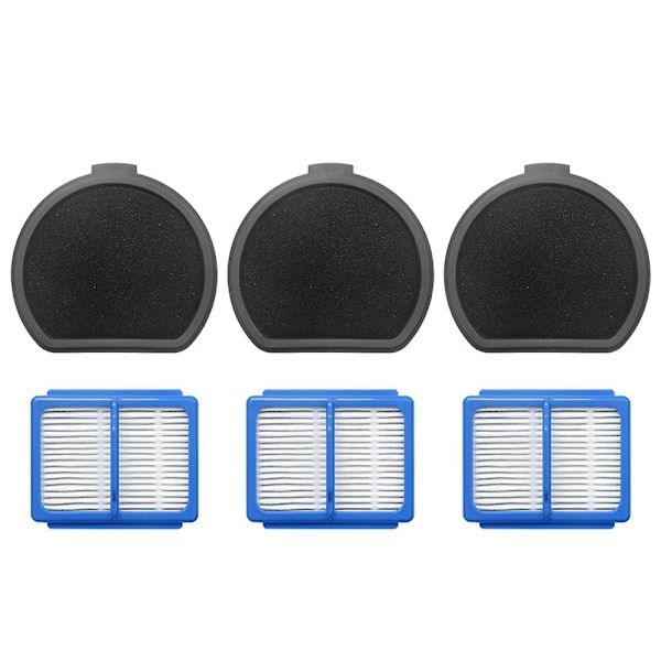 6 st HEPA-filter för QX9-1-50IB ASKQX9 dammsugare Filterbomull Ersättningstillbehör Delar