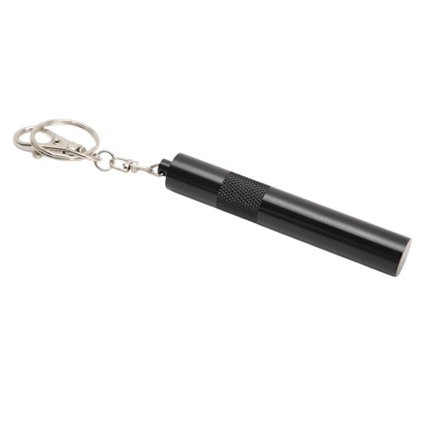 Cue Tip Pricker Tool with Key Chain 6063 Aluminum Prick Storage 2 in 1 Prevent Slip Billiard Cue Tip Pick Black