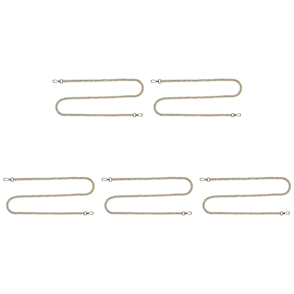 DIY Dekorativ Håndverk Curb Chain 1.2m Bronse - 5 stk Rett Spenne Smykke Tilbehør