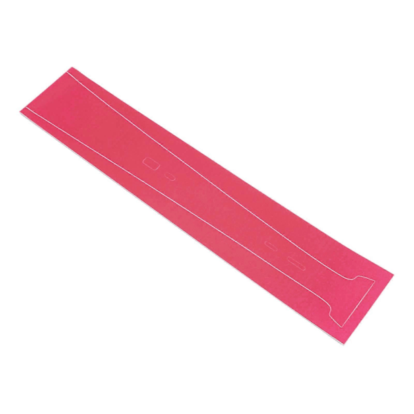 Midtskin for PS5-konsollen, ripebestandig, integrert midtre stripe-klistremerke, konsollens midtre del, beskyttelsesstripefilm, rød