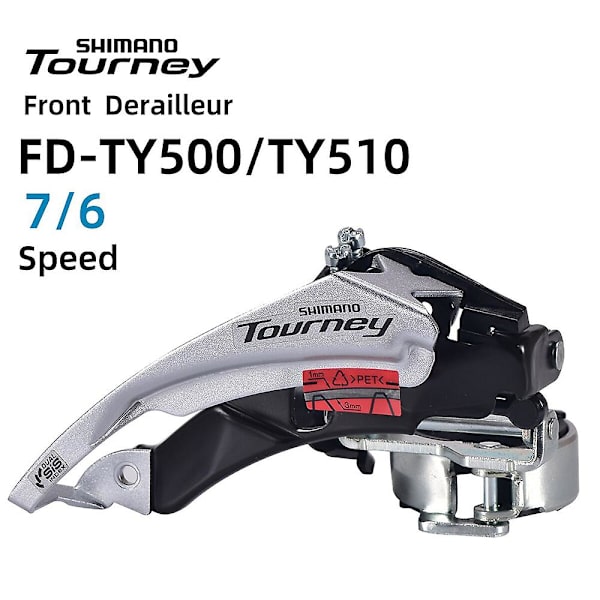 Cykel Framväxel Tourney Fd-ty500 6/7 Växlar Topp 31.8mm/34.9mm