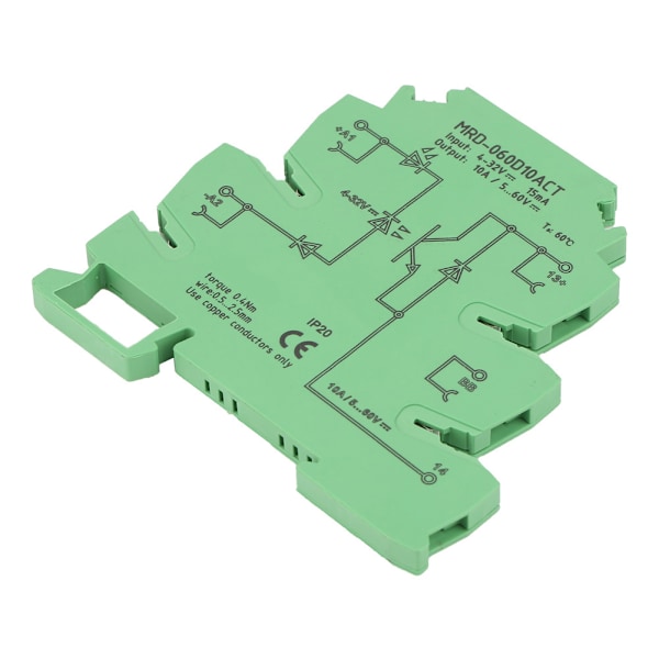 MRD-060D10ACT Ultra Thin 6.2mm DC Solid State Relay Module Input 4-32VDC NO