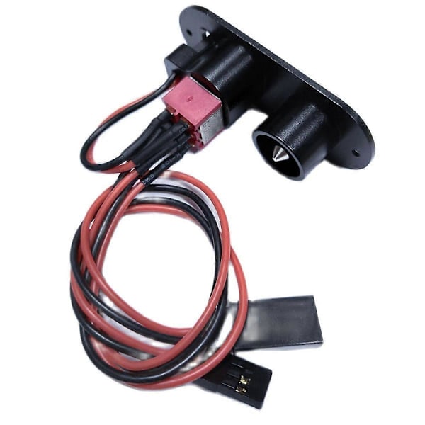 Miracle Heavy Duty Power Small Switch med bränslepunkter för Servo RC-modell Svart