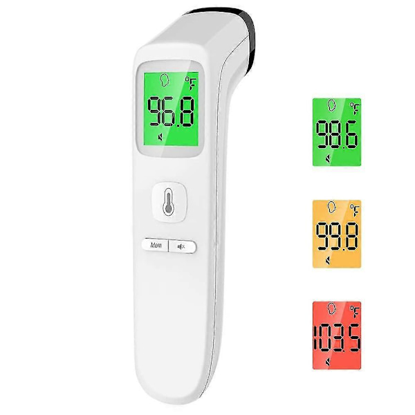 Panntemperaturmätare med feberalarm Perfekt för familjen (Vit)