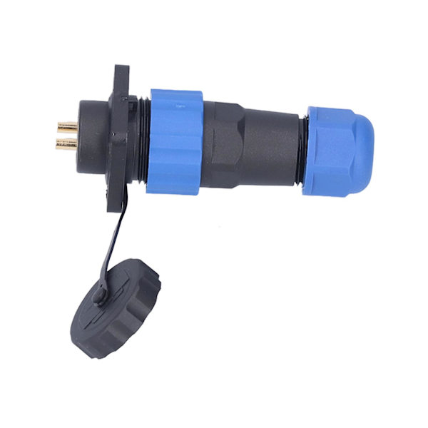 SP202 Vanntett Kvadratisk Luftfarts Strømkontakt AC 380V Butt Terminal Adapter