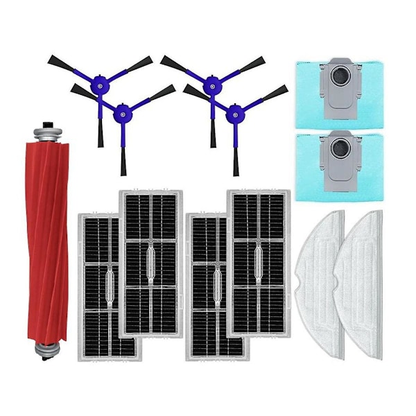 For S7 MaxV Ultra G10S PRO HEPA-filtre, hoved-/sidebørste, mopp, støvpose, robotstøvsuger, reservedeler