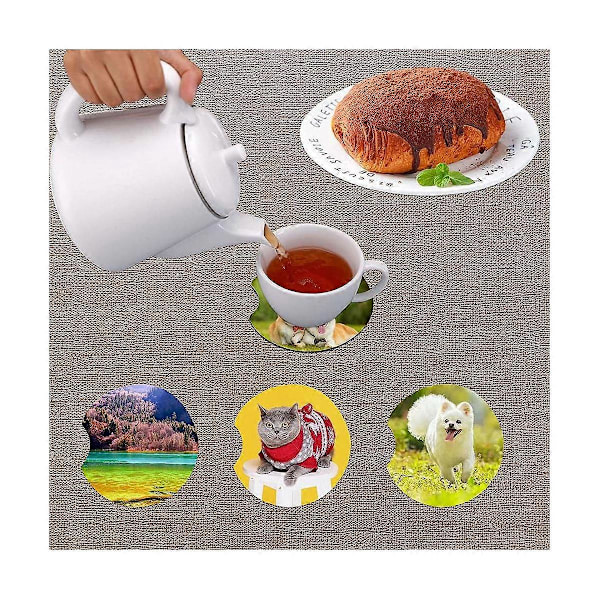 120 kpl Sublimointikahvitkupit, 2,75 tuuman pyöreät aukot, Sublimointikahvitkupit autoon