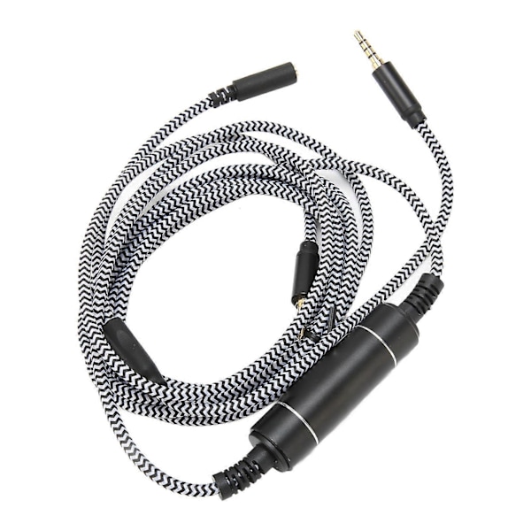 Chat Link Pro Kabel - Lydløs, Tapsløs Chat-Adapterkabel med Metallisk Isolasjon for Xbox One, PS4, Switch - 2,6 m