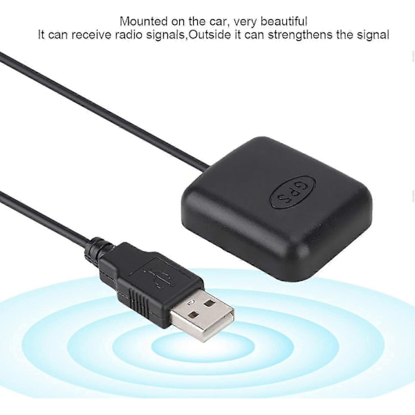 GPS-antenn, utrustad med 174 meter RG3-kabel, GPS-antenn, högkvalitativt ABS-material, för bil GPS USB-adapter