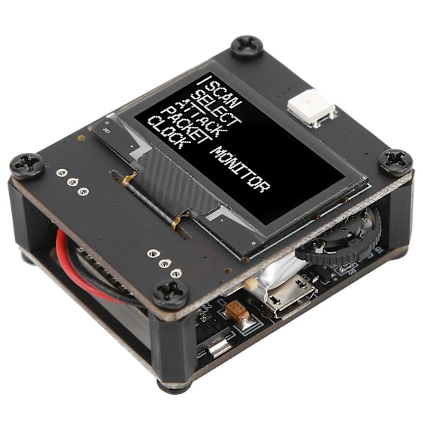Programmerbart Utvecklingsmodul ESP8266 PCB WIFI Klocka med Armband DC 3.7V 500mAh Batteri