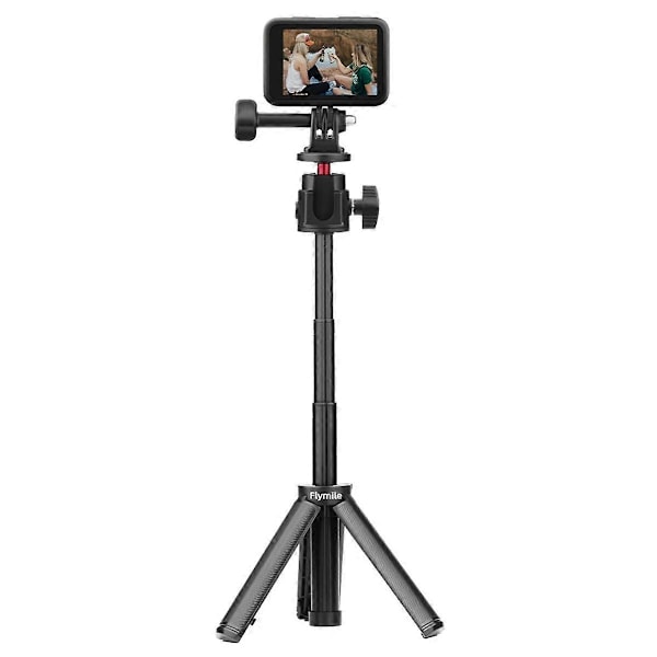 Mini Desktop Selfie Stick Stativ Handhållet Kamera Telefon Portabelt Utdragbart Ställ för POCKET 3 Action 5pro