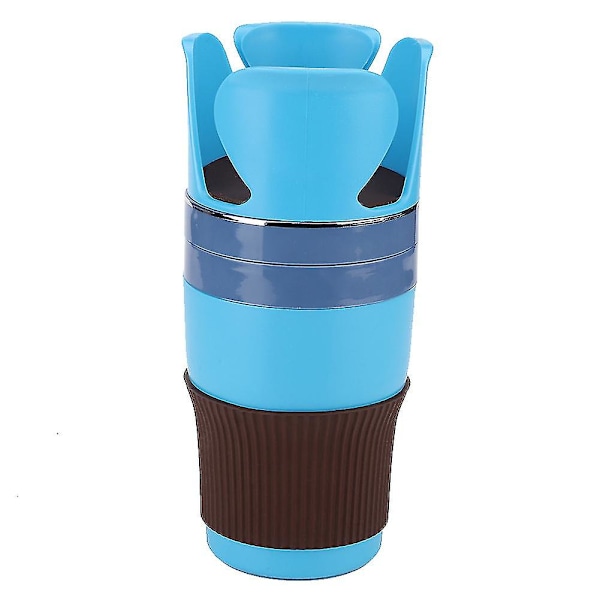 2024 Multifunction Car Beverage Bottle Cup Holder Organizer Interior AccessoriesBlue