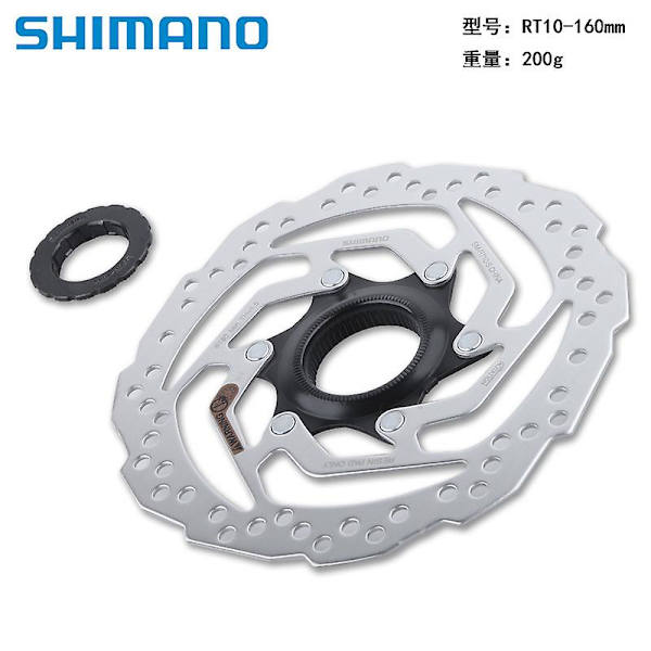 160mm Shimano Sm-rt10 Central Lock Cykelbromsskiva För Mtb