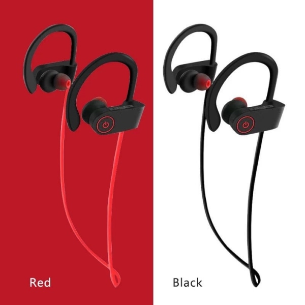 Langaton musiikki Binaural Stereo In-Ear Bluetooth kuulokkeet U8 Riippuva Neck Subwoofer-kuulokkeet black