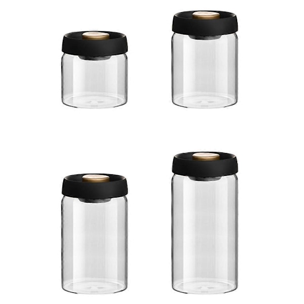 Kaffebønner Vakuumforseglet Tank Husholdnings Fuktsikker Luftuttrekk Lufttett Beholder Matlagringsglass, D