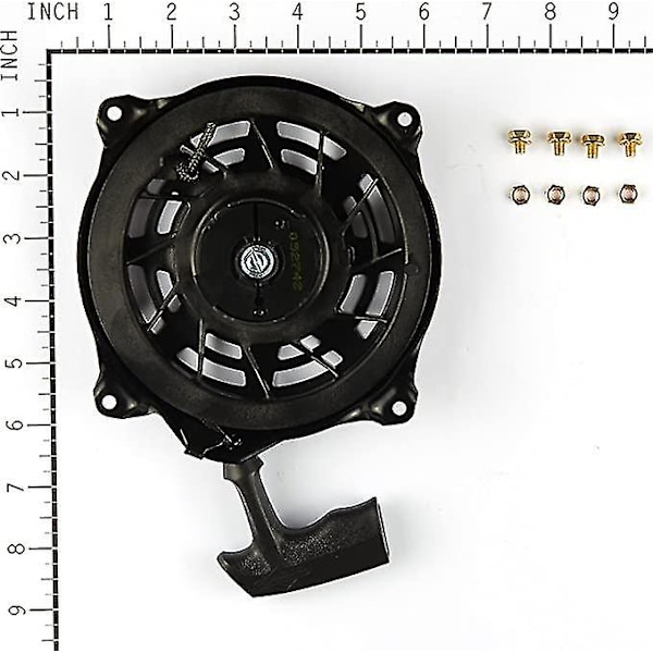 Rewind-käynnistin Briggs Stratton 497680 Musta