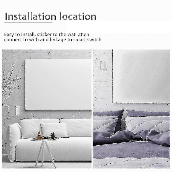 Tuya Wifi Lysføler Intelligent Hjembelysningsføler Koblingsstyring Lysstyrkeføler Illum