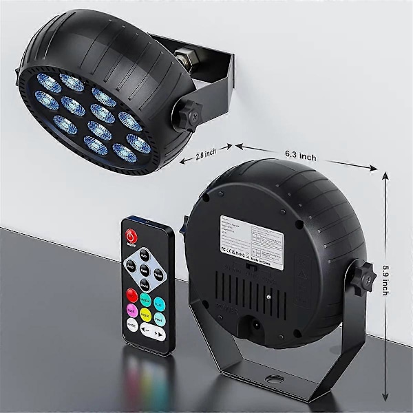 Strobe-valo jouluun, Strobe-valot kaukosäätimellä RGB 10W langaton LED Strobe-valo lavalle tanssiin häihin