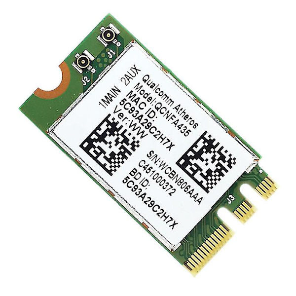 Trådløst adapterkort til Qualcomm Atheros QCA9377 QCNFA435 802.11AC 2.4G/5G NGFF WIFI KORT Bluetooth