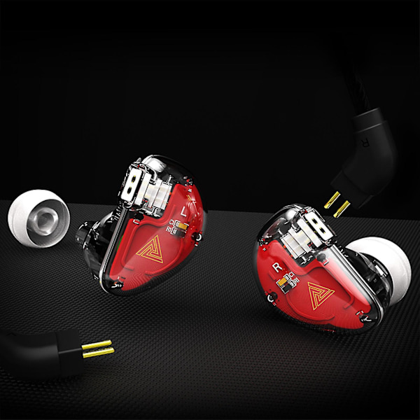 Qkz Vk5 Kablet Ørepropp High Fidelity Sensitiv Støyreduserende Lettvekt 3.5mm Stereo Sport In-ear Gaming Ørepropp For Løping